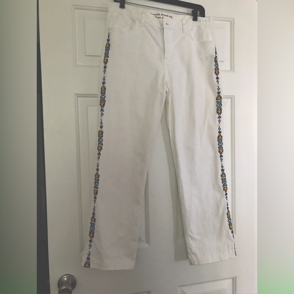 Ralph Lauren White Jeans